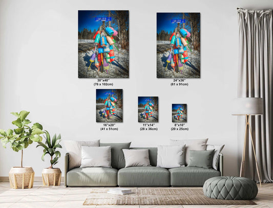 Maine Lobster Shack - Vintage Lobster Fisherman Art | Coastal Maritime Wall Art Print