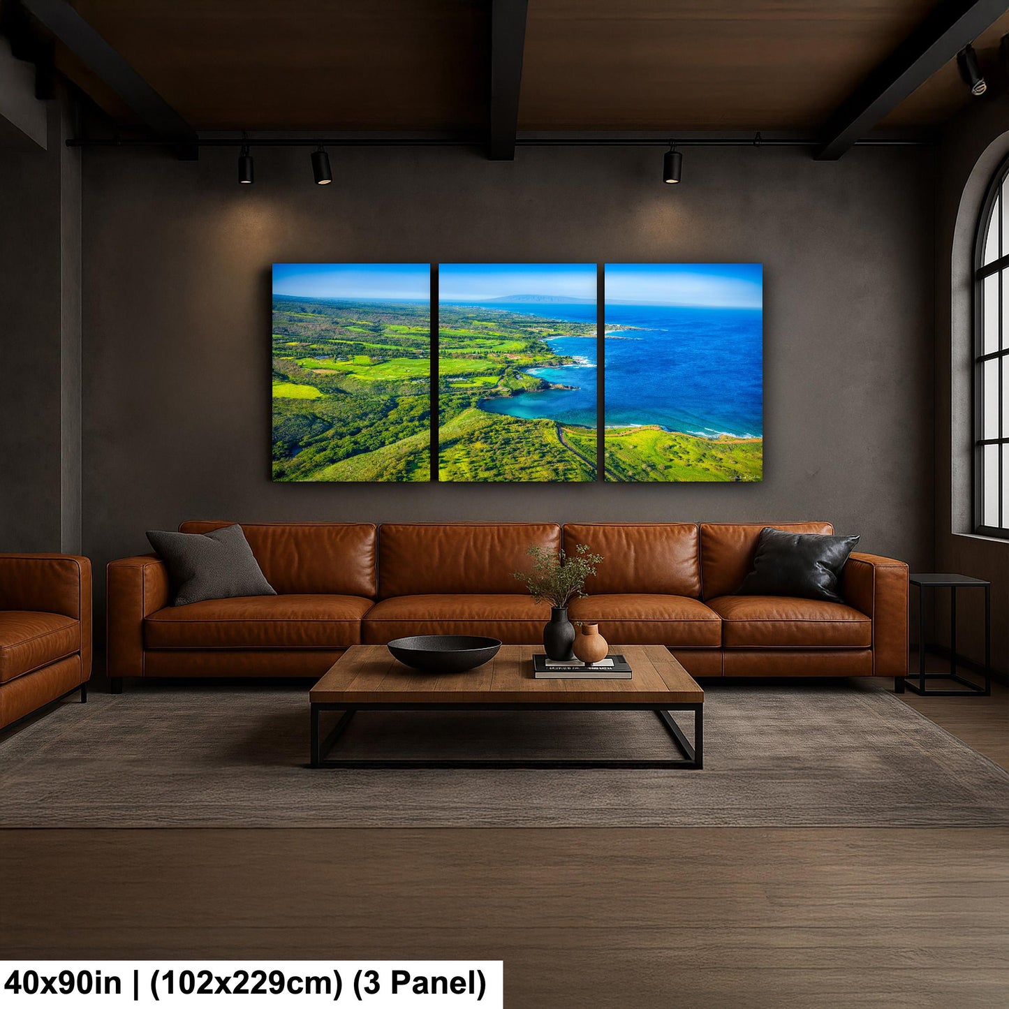 Kapalua Wall Art – Maui Tropical Print | PGA Golf Course Art on Canvas or Metal