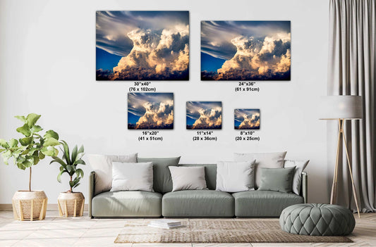 Thunderstorm Photo Print - Dramatic Storm Wall Art | Colorado Nature Artwork Canvas