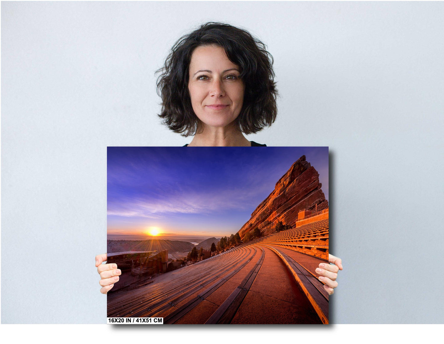 Red Rocks Landscape Print – Colorado Wall Art | Sunrise Canvas & Metal Photo