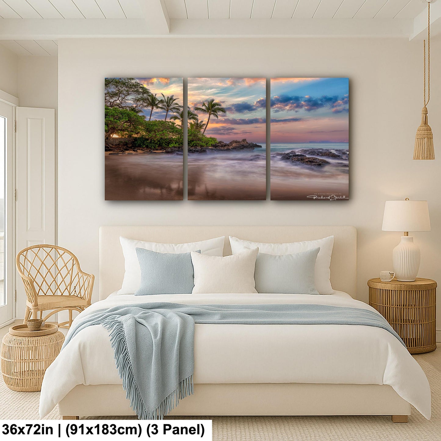 Maui Secret Beach Print - Sunrise Photo Print | Ocean Wall Decor, Hawaiian Beach Art