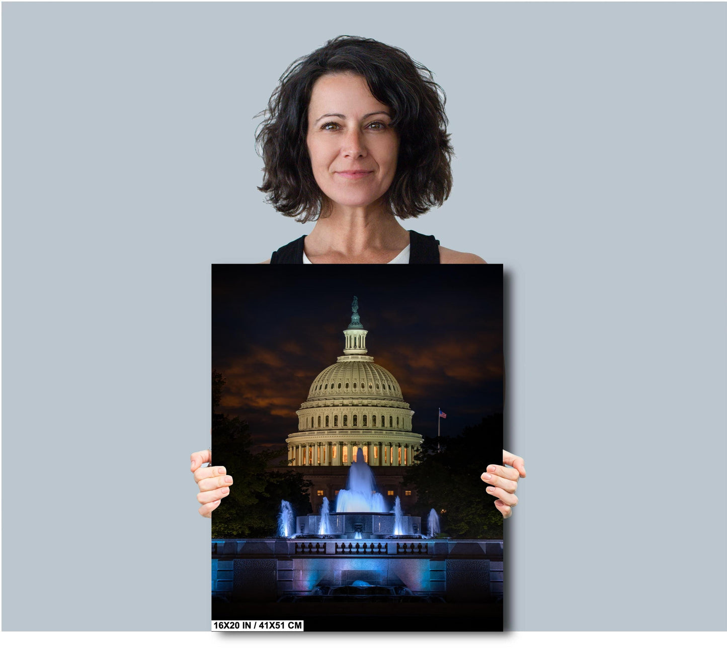 U.S. Capitol Wall Art - Premium Capitol Canvas Print | Washington DC Decor