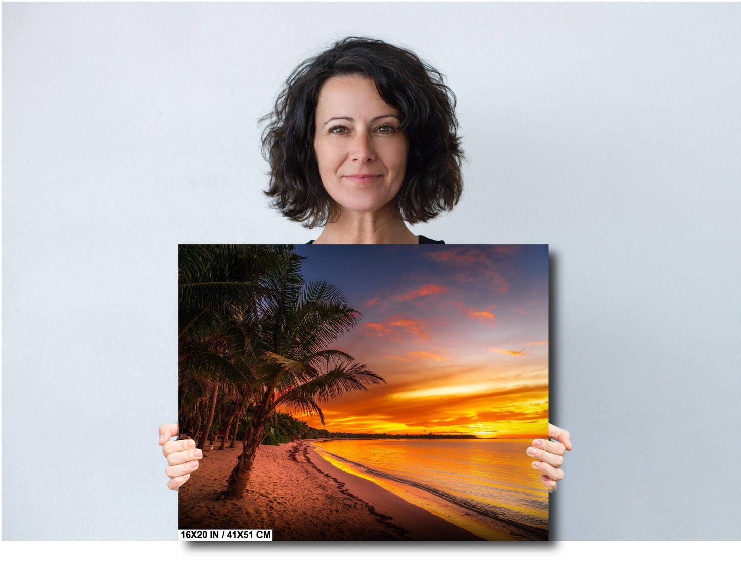 Tulum Wall Art - Vibrant Beach Wall Art | Coastal Home Decor | Large Canvas Print