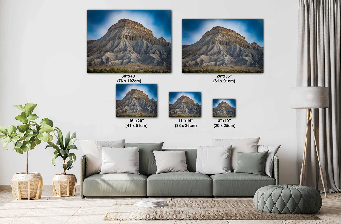 Colorado Mt Garfield Art – Landscape Wall Art | Metal, Canvas & Acrylic Prints