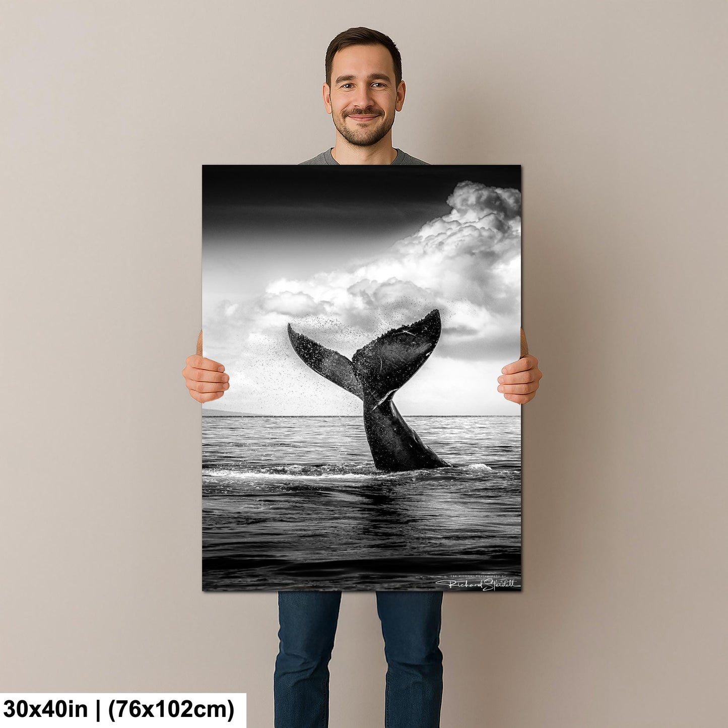 Humpback Whale Wall Art - Ocean Photo Print | Premium Paper & Canvas Decor