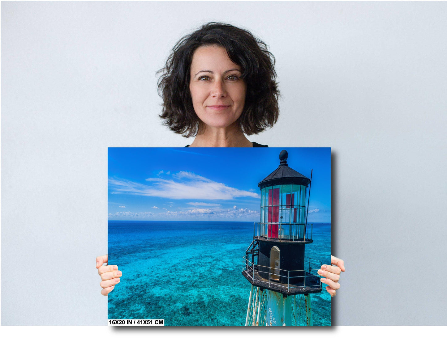 Alligator Reef Lighthouse Print - Florida Keys Wall Art | Ready To Hang Canvas