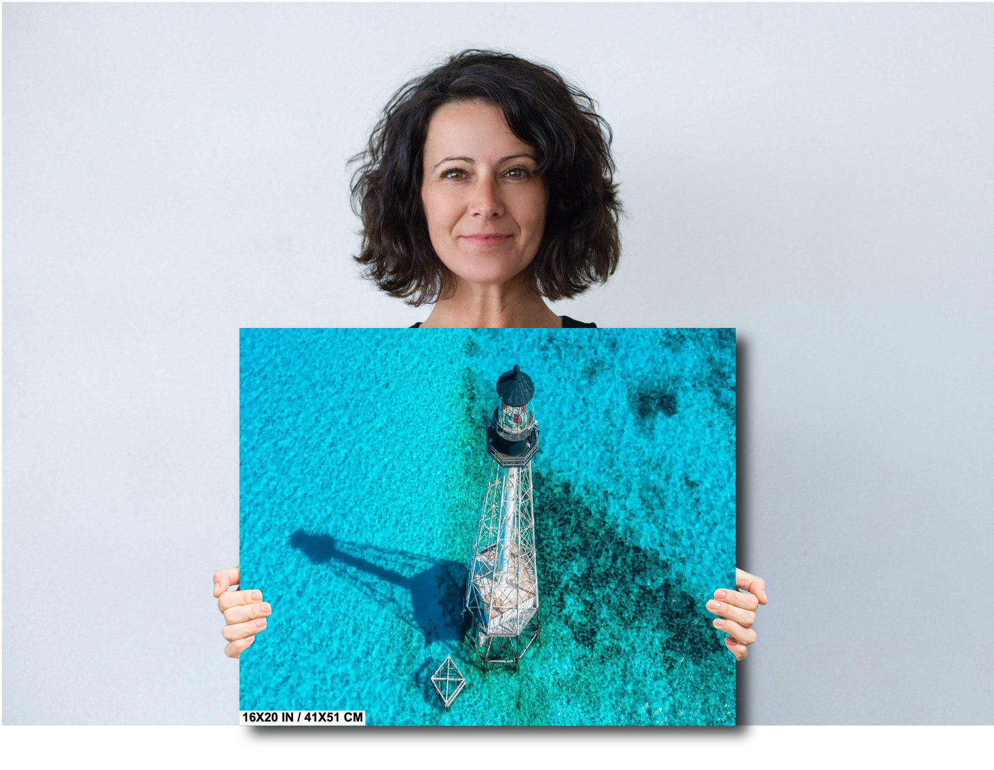 Alligator Reef Lighthouse Print - Florida Keys Wall Art | Ready to Hang Canvas