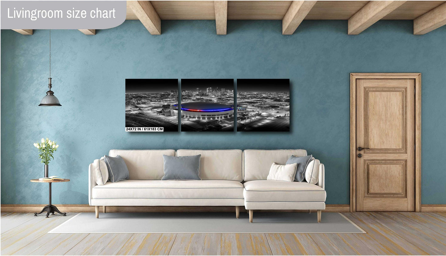 Colorado Avalanche Photo – Denver Skyline Art | Premium Hockey Game Print