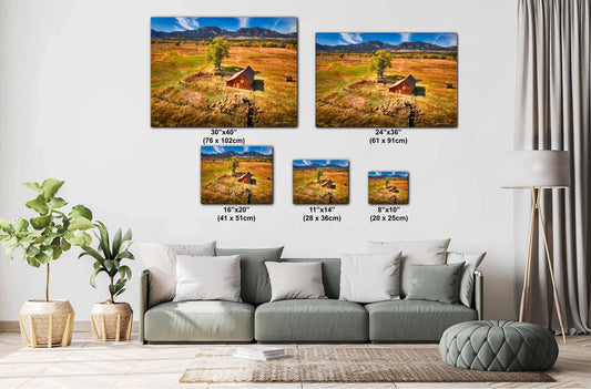 Boulder Flatirons Wall Art – Colorado Canvas Print | Metal Wall Decor, UV Resistant