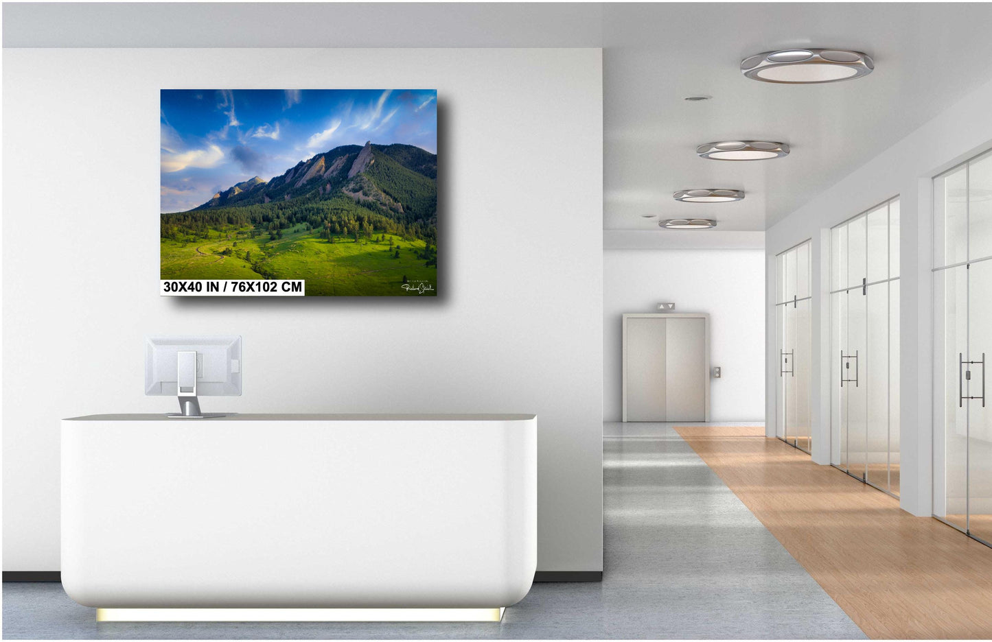 Boulder Flatirons Sunset – Colorado Canvas Art | Mountain Wall Decor Print