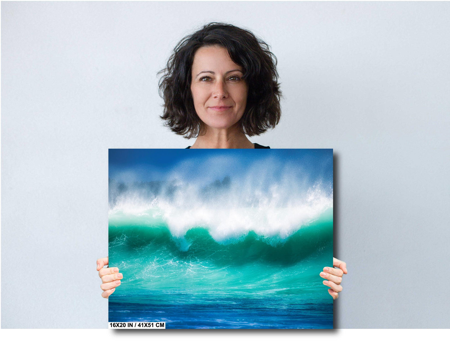 Ocean Wave Wall Art - Vibrant Surf Photography Print | Coastal Wall Decor