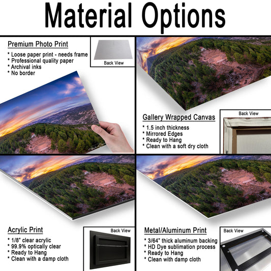 Boulder Sunrise Amphitheater Print: (Canvas, Metal or Acrylic)