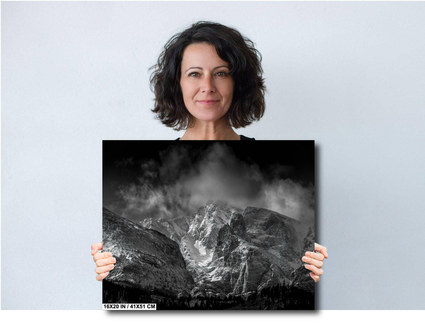 Rocky Mountain Wall Art - Vibrant Mountain Landscape Print | Ready to Hang Canvas