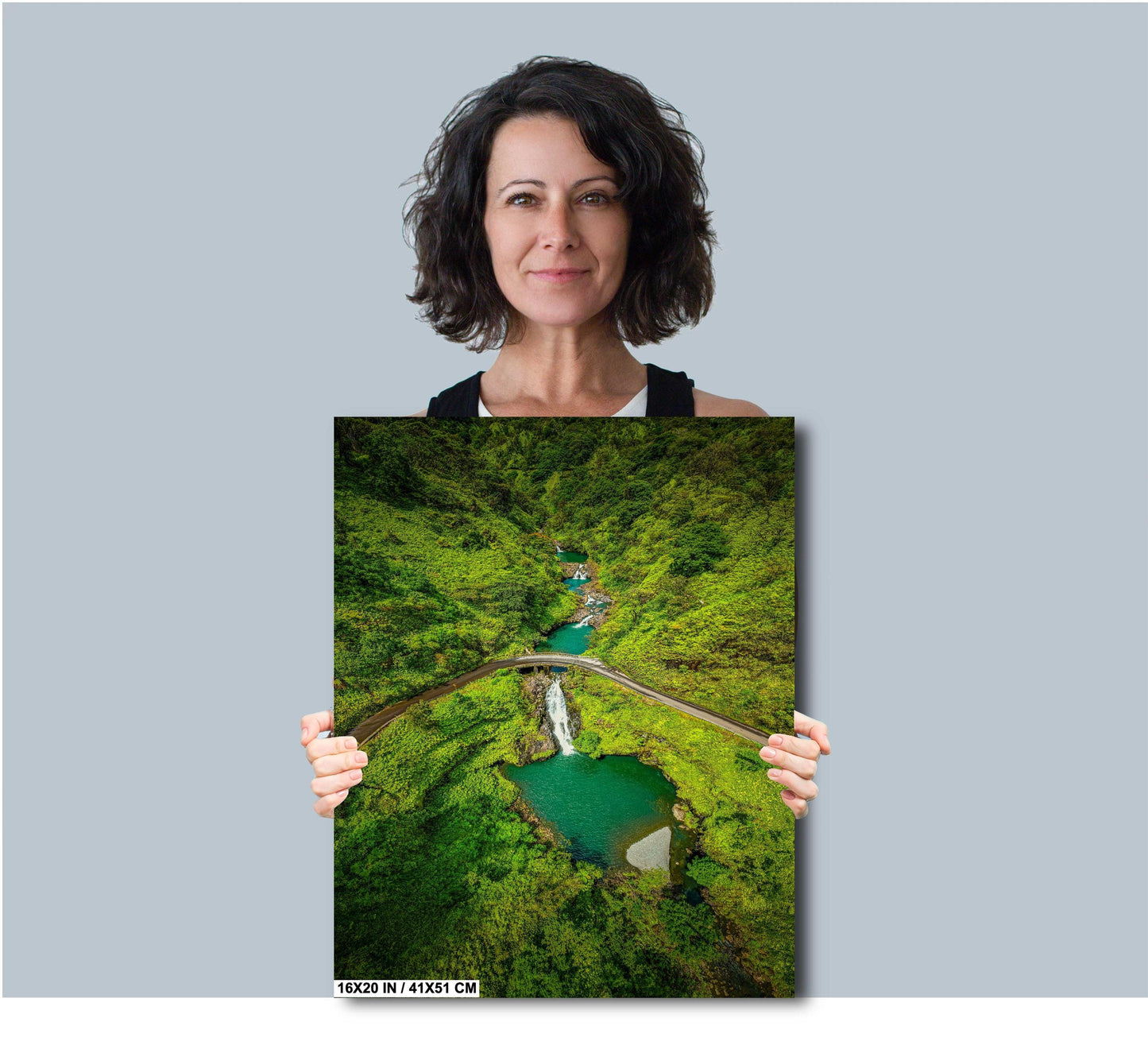 Road to Hana Wall Art – Maui Wall Decor | Tropical Nature Print & Scenic Poster