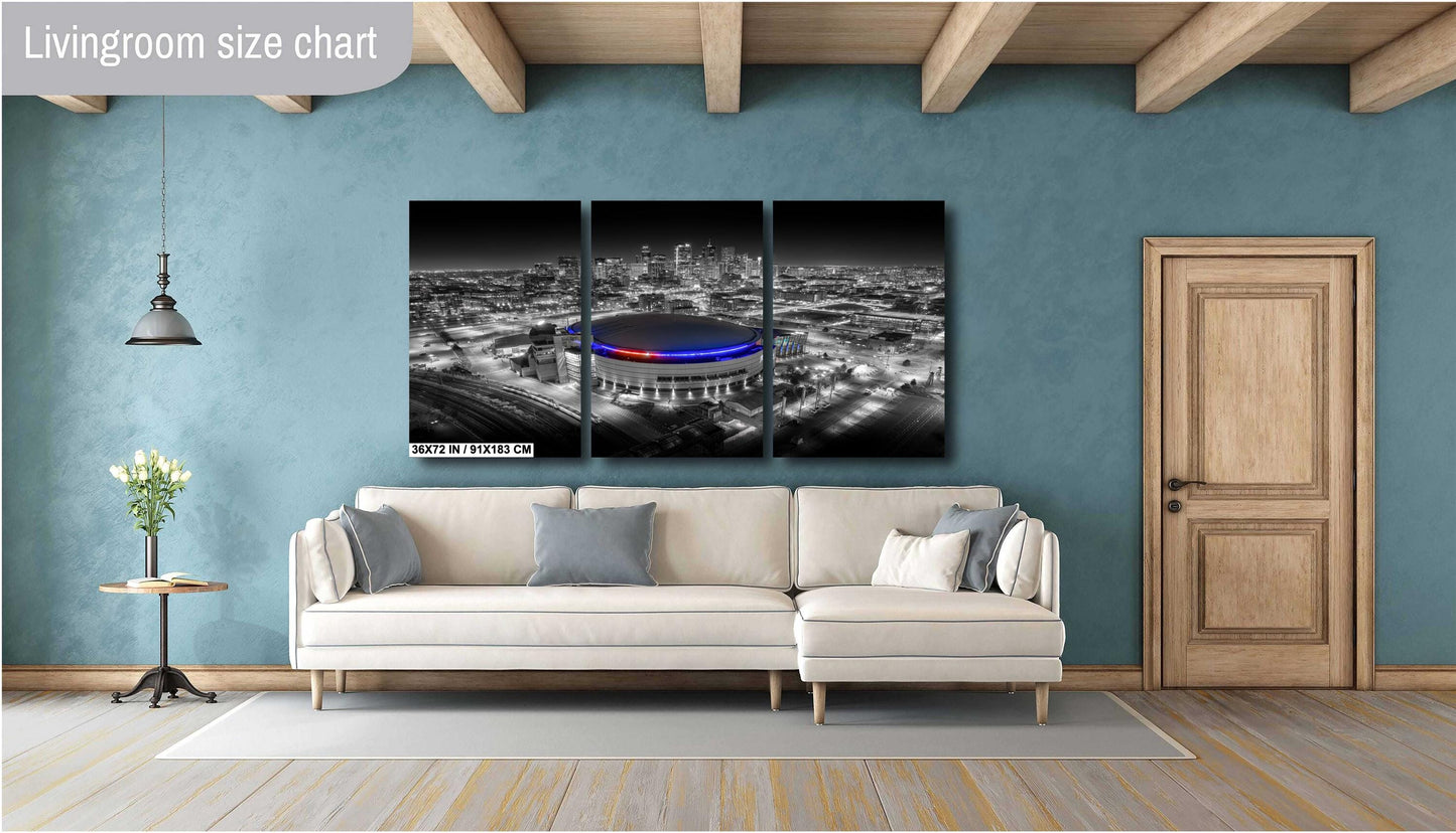 Colorado Avalanche Photo – Denver Skyline Art | Premium Hockey Game Print