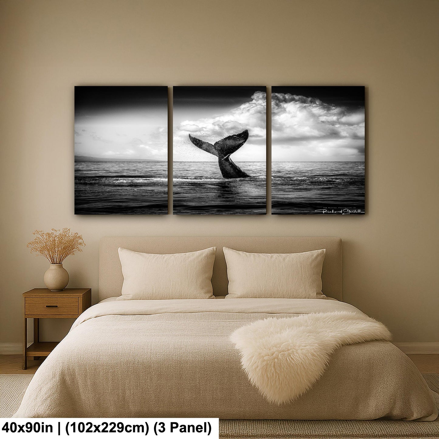Humpback Whale Wall Art – Ocean Photo Print | Ready to Hang Canvas Decor