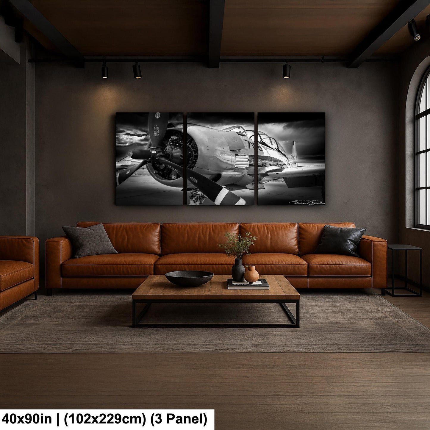 Vintage Airplane Print - Retro Aviation Decor | Acrylic Flight Art Wall