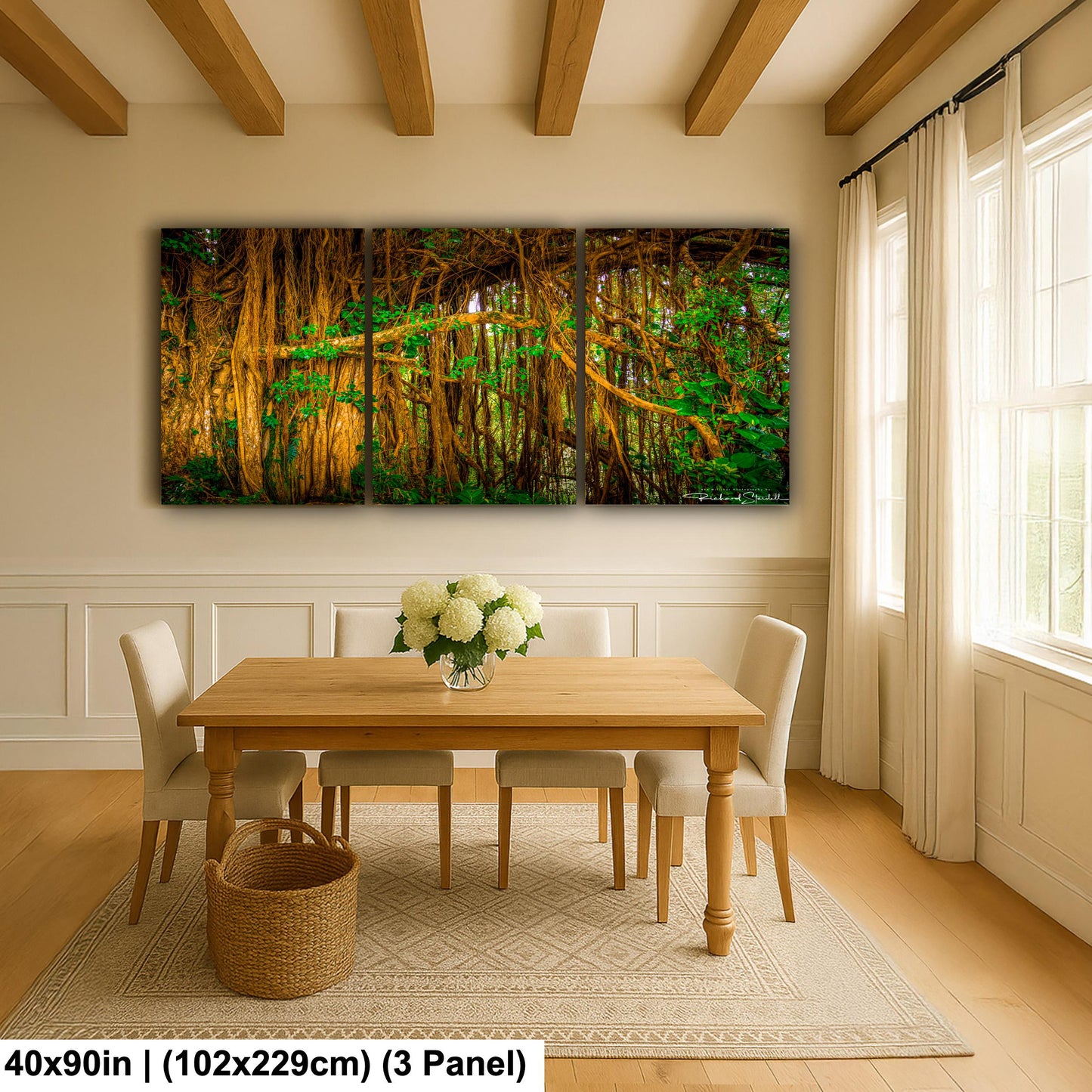 Tropical Maui Wall Art -Tree Forest Photo Print