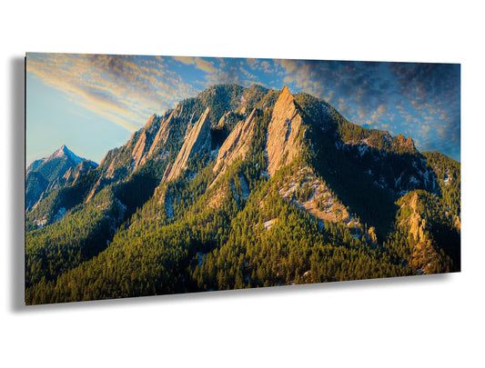 Boulder Flatirons Wall Art – Large Flatirons Canvas Print with Vivid Color Photo