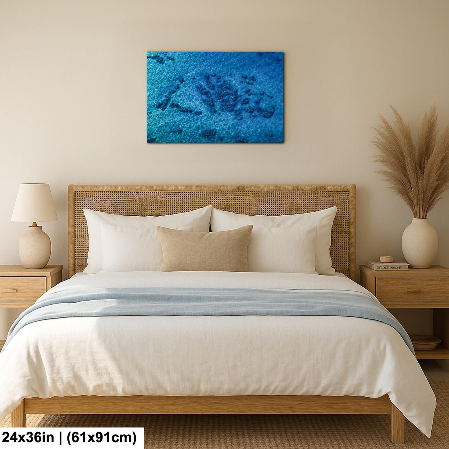 Ocean Reef Photography – Vibrant Coastal Art | Aerial Beach View Print