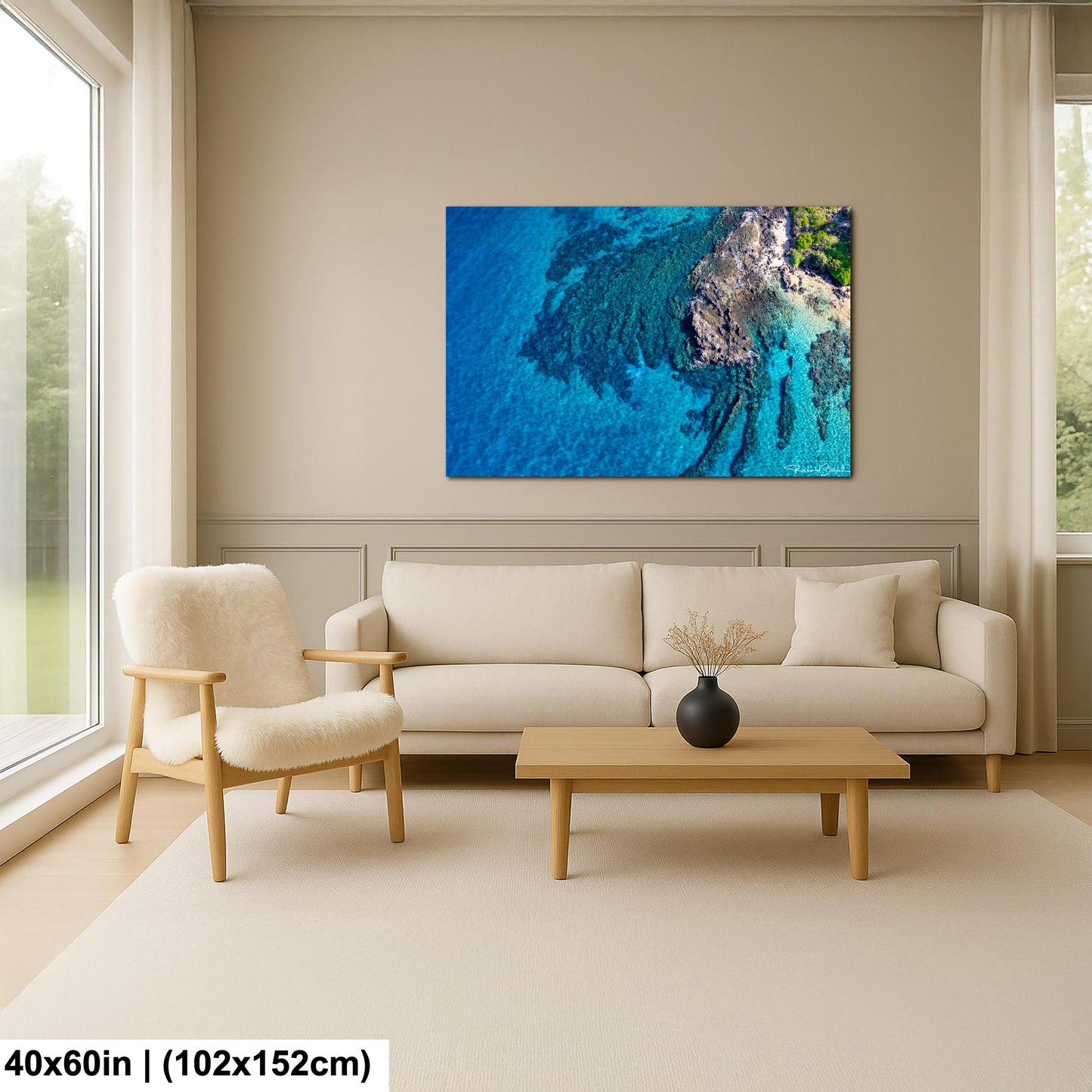 Ocean Reef Photography - Vibrant Coastal Art on Premium Photo Paper Print