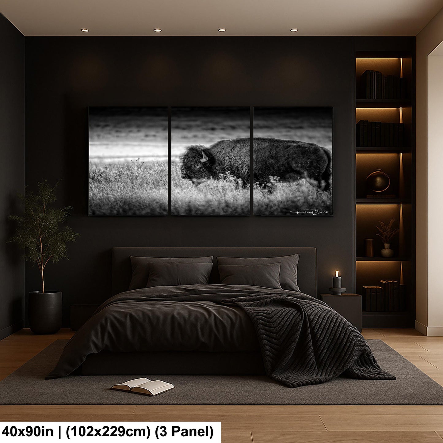 Buffalo Wall Art: Rustic Wildlife Photography - Ready to Hang