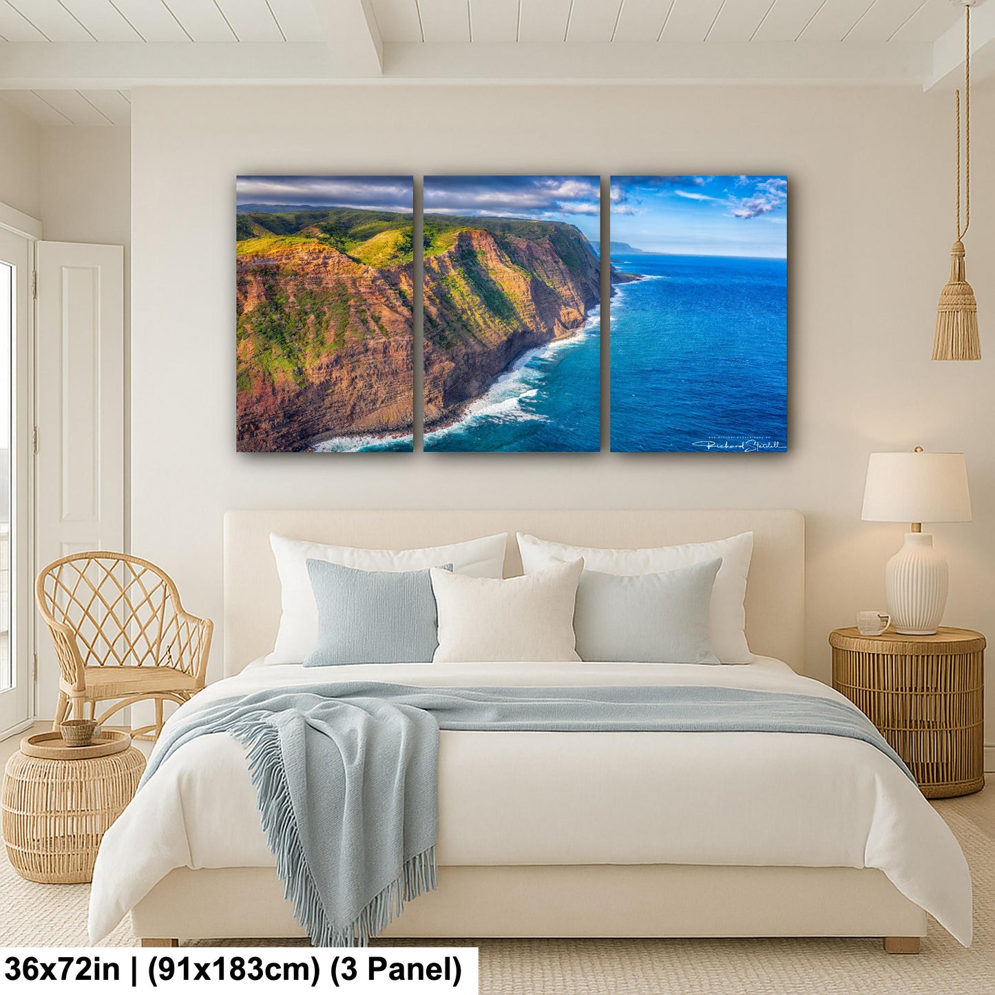 Molokai Island Photo Print - Sunrise Ocean Wall Decor