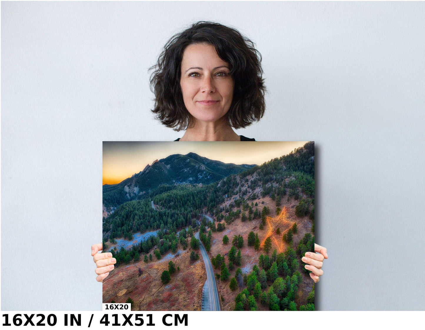 Boulder Flatirons Wall Art – Ready To Hang Canvas, Colorado Mountain Decor