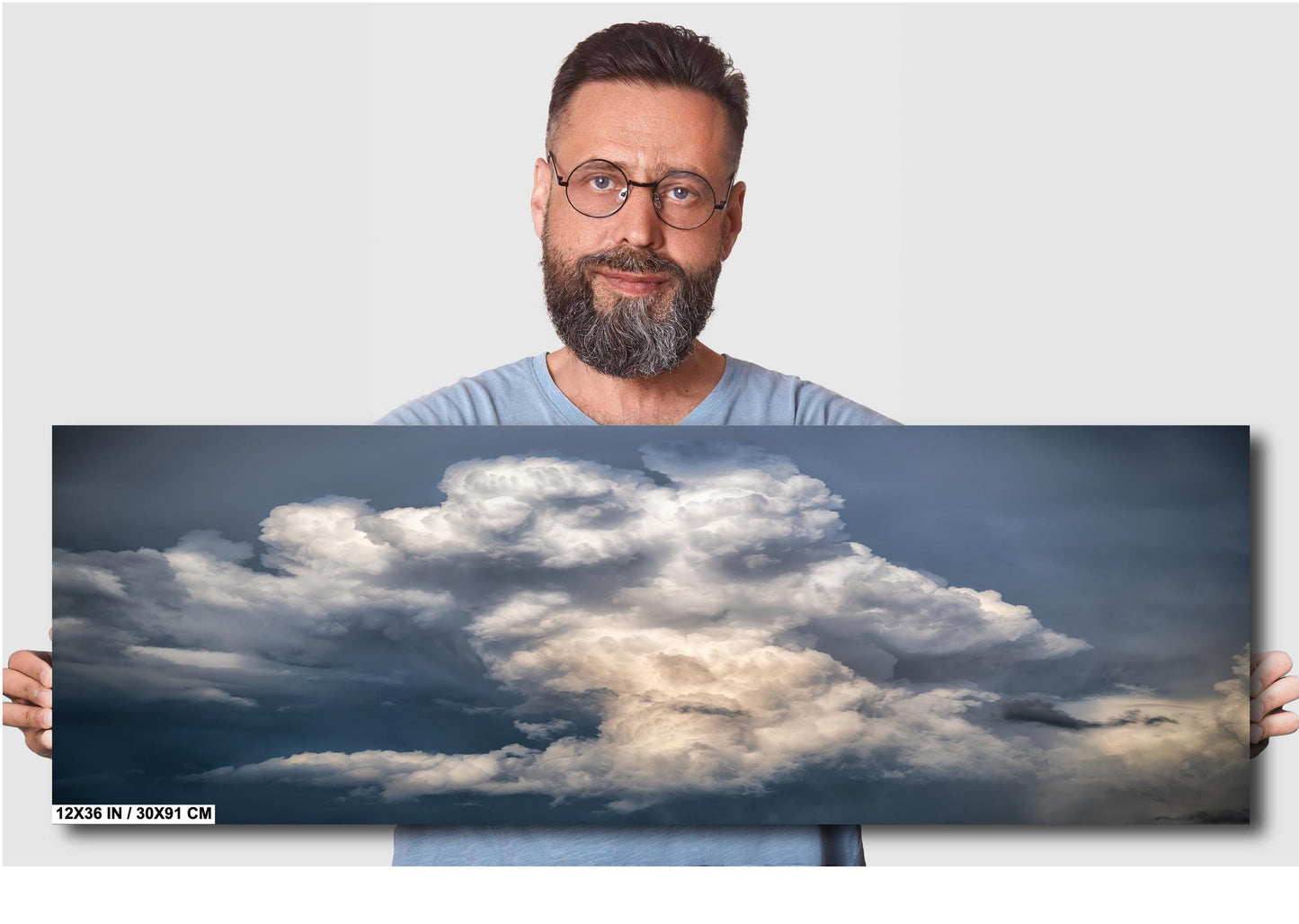 Storm Landscape Print - Dramatic Storm Art | Moody Wall Decor, Ready to Hang Canvas