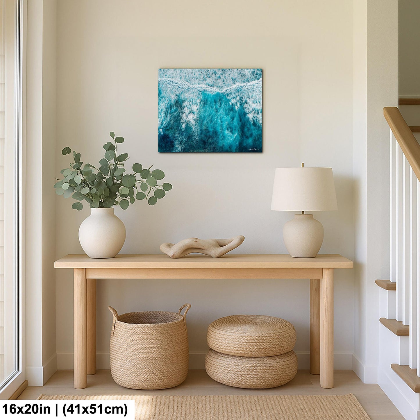 Ocean Wave Photography: Coastal Wall Art (Canvas or Metal Prints)