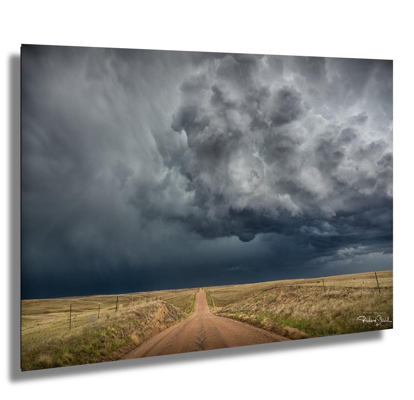 Stormy Supercell Wall Art - Dramatic Storm Print on Metal or Canvas | Nature Photography Gift
