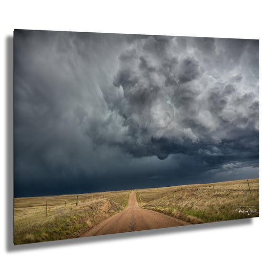 Stormy Supercell Wall Art - Dramatic Storm Print on Metal or Canvas | Nature Photography Gift