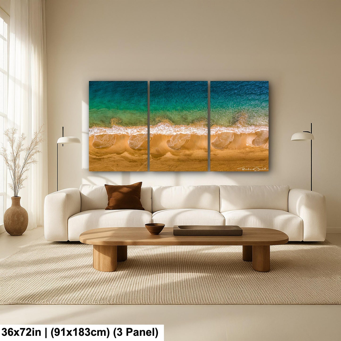 Ocean Wave Photography: Coastal Wall Art (Canvas or Metal Prints)