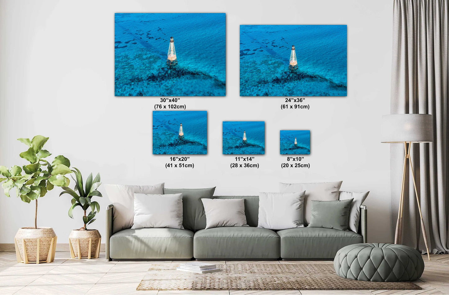 Florida Keys Wall Art – Tropical Coastal Decor | Beach House Wall Hanging