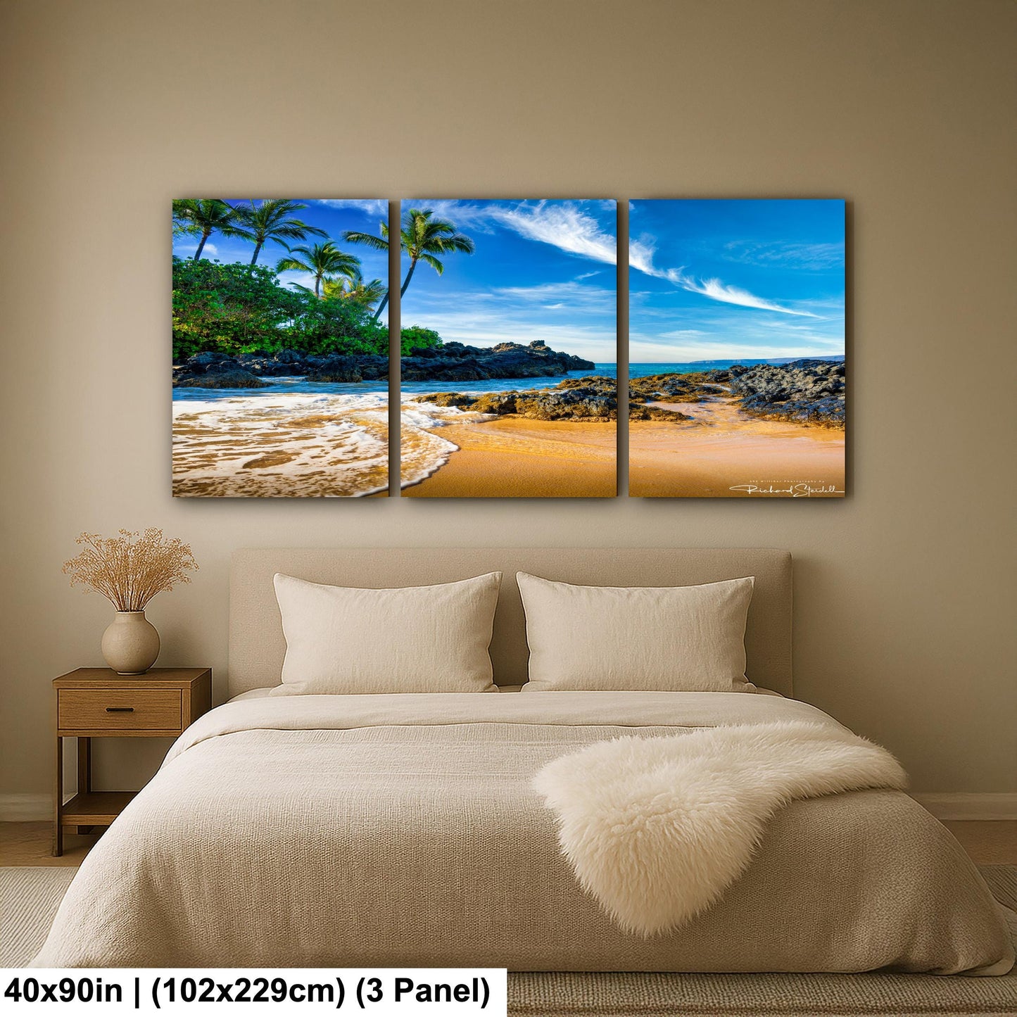 Maui Secret Beach Photo Print - Sunrise Ocean Wall Art on Premium Paper
