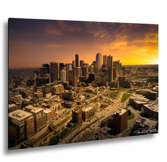 Denver Skyline Wall Art – Ready To Hang Canvas, Metal & Acrylic Photo Prints