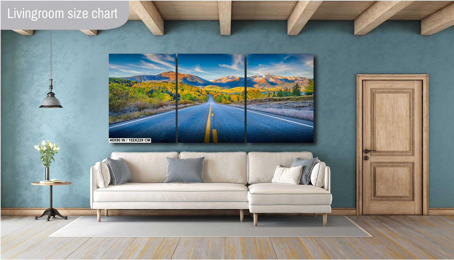 Colorado Mountain Wall Art – San Juan Mountains Photo on Ready to Hang Canvas