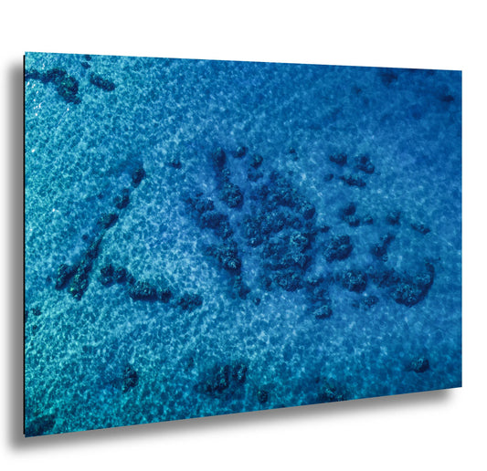 Ocean Reef Photography – Vibrant Coastal Art | Aerial Beach View Print