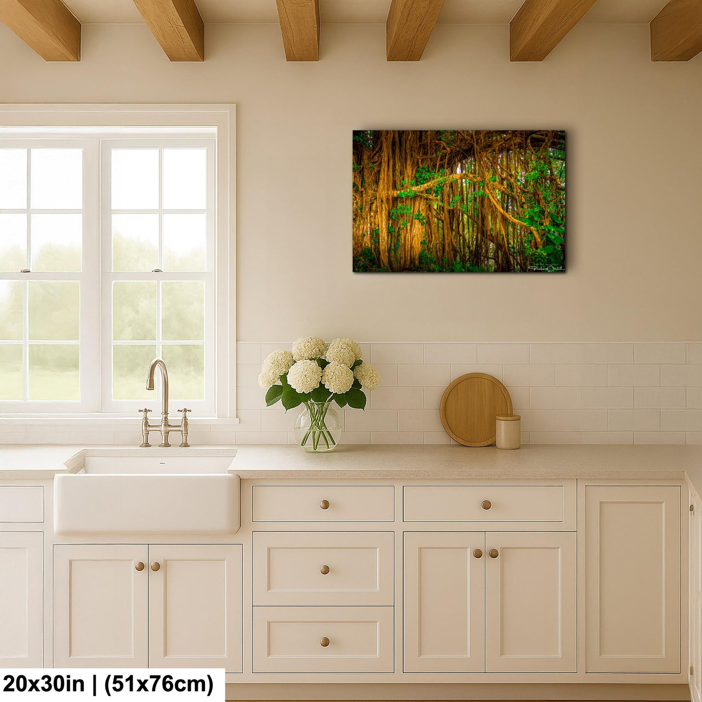 Tropical Maui Wall Art -Tree Forest Photo Print