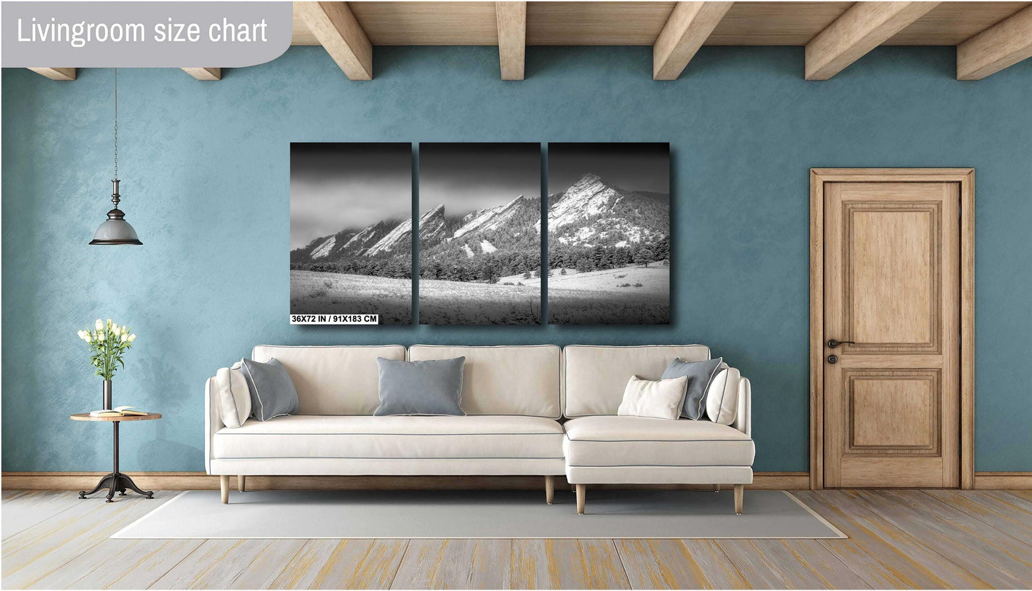 Boulder Flatirons Print - Colorado Wall Art | Ready To Hang Canvas & Metal Photo