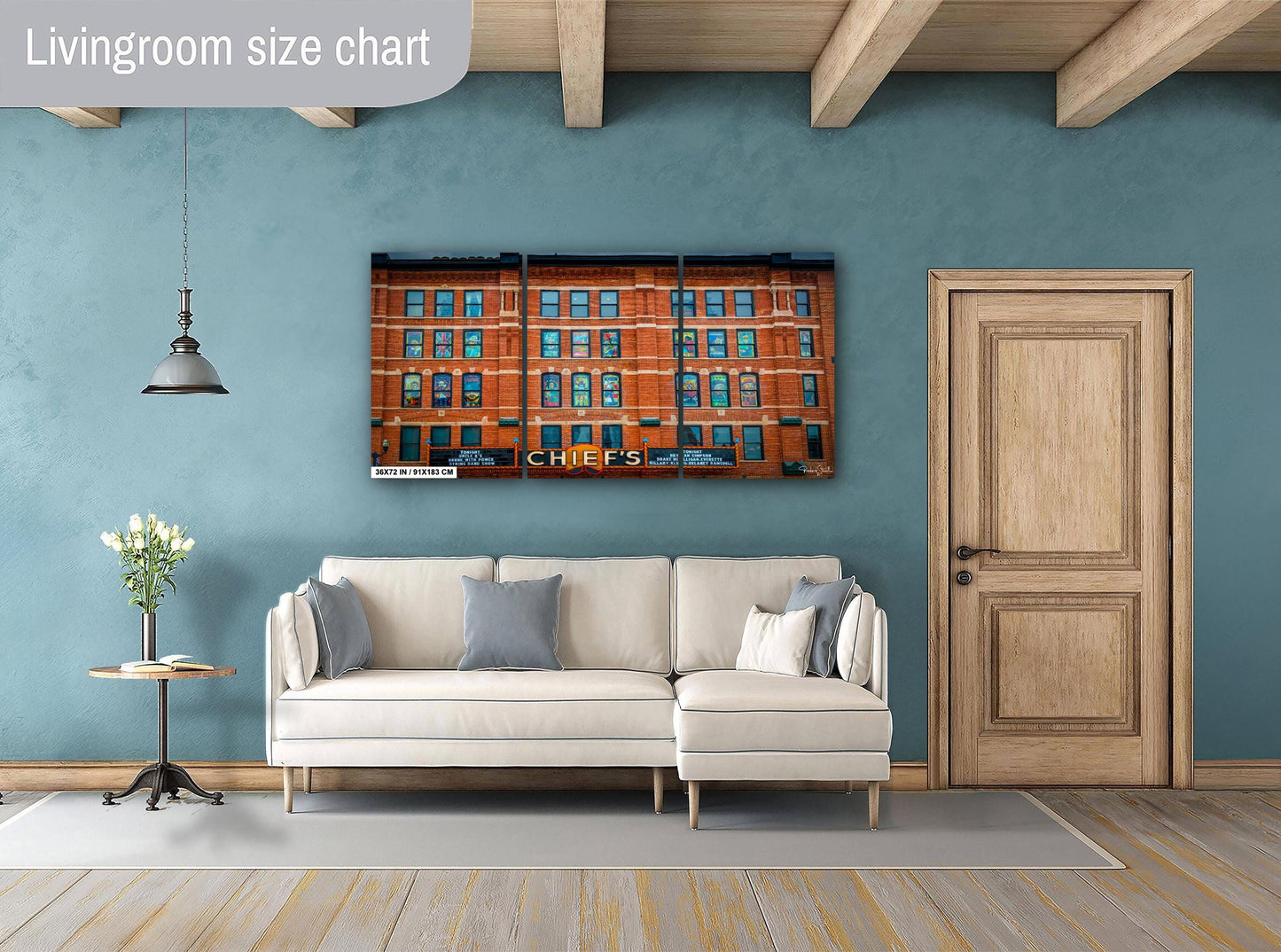 Nashville Wall Art Print - Downtown Nashville Art | Country Bar Decor Canvas