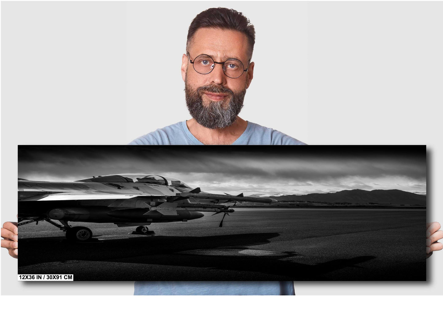 F-16 MIG Killer Wall Art – Fighter Jet Decor | Military Aircraft Art Canvas