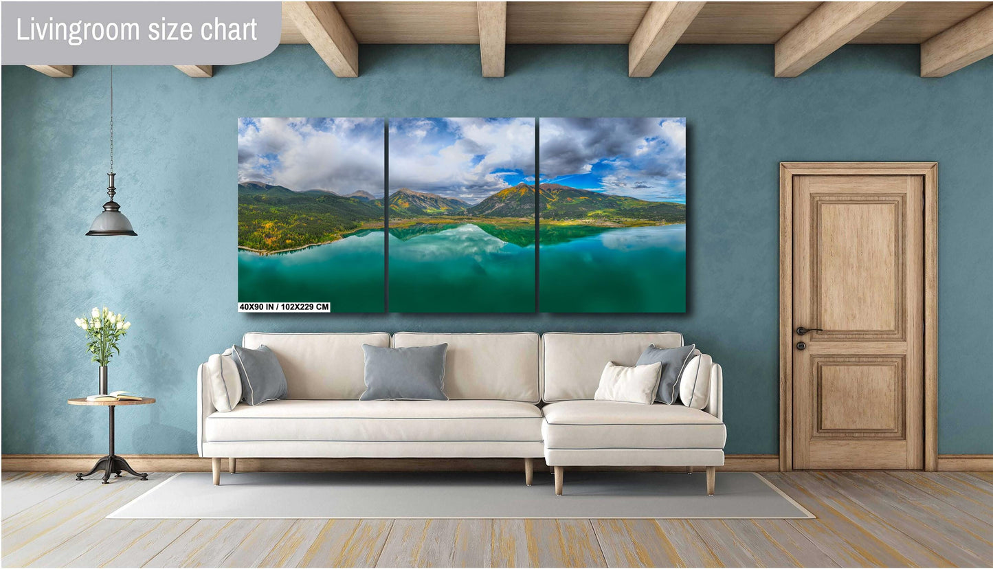 Twin Lakes Wall Art - Colorado Wall Decor | Mountain Canvas Print | Ready To Hang