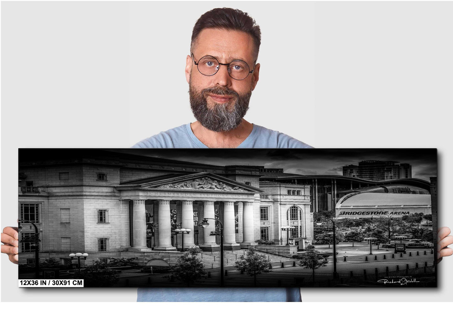 Nashville Skyline Art - Tennessee Cityscape Print | Ready to Frame Vibrant Photo