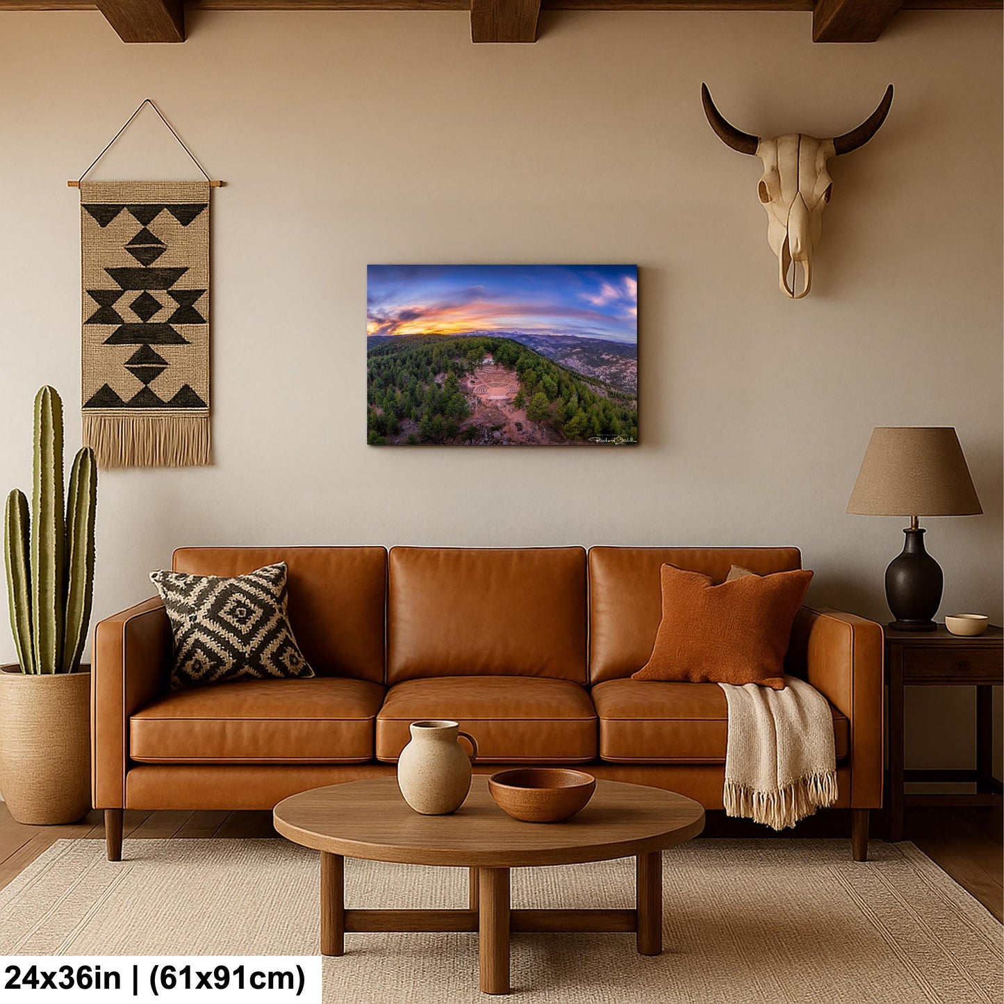 Boulder Sunrise Amphitheater Print: (Canvas, Metal or Acrylic)