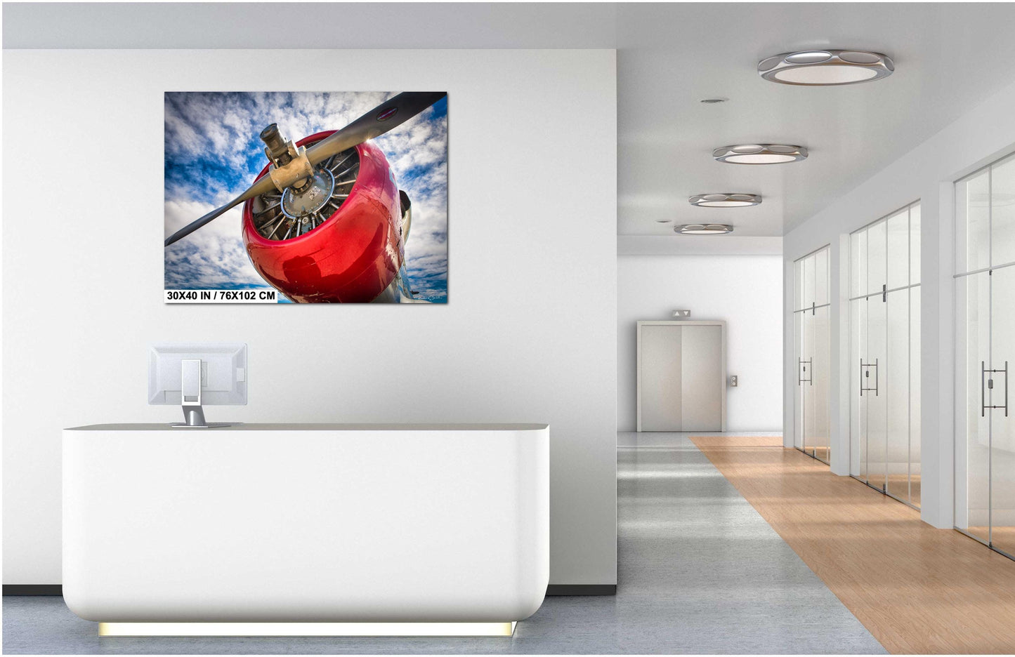 Vintage Airplane Canvas - DC-3 Military Aviation Art | Ready To Hang Canvas Print