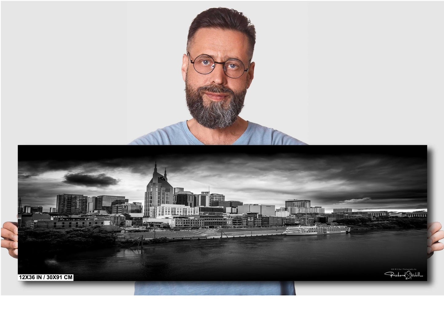 Nashville Skyline Photo Print - Cityscape Wall Art | Music City Photography Gift