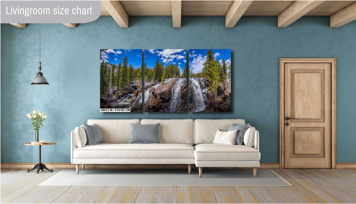 Colorado Waterfall Wall Art - Landscape Canvas, Metal & Acrylic Prints