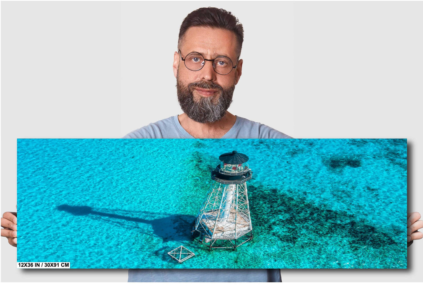 Alligator Reef Lighthouse Print - Florida Keys Wall Art | Ready to Hang Canvas