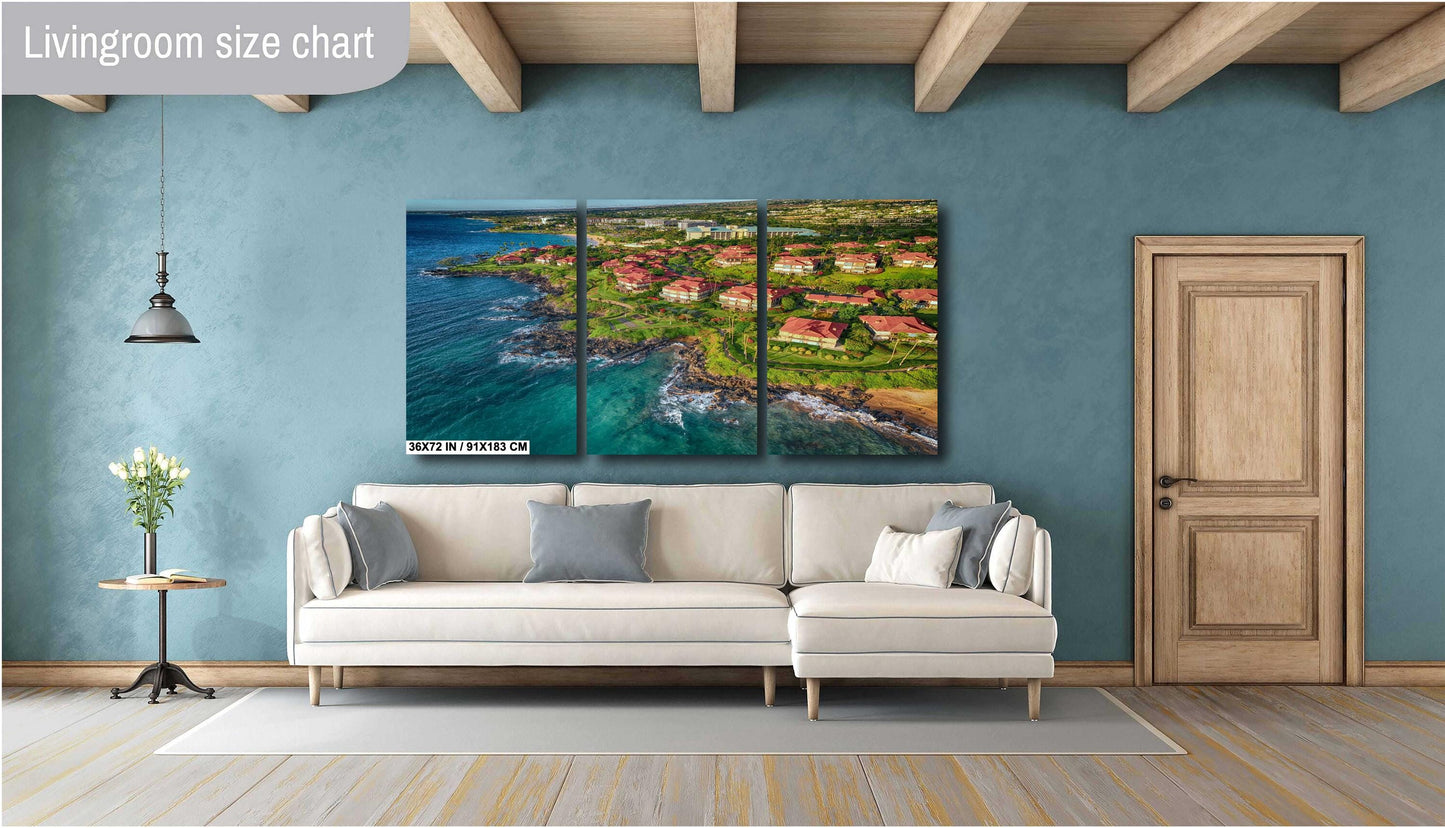 Maui Wall Art - Tropical Canvas Print | Ready to Hang | Vivid Color Prints